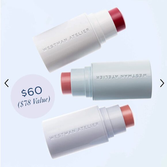 WESTMAN ATELIER | Mini Baby Cheeks Lip + Cheek Cream Blush Stick Trio Gift Set - Picture 8 of 8